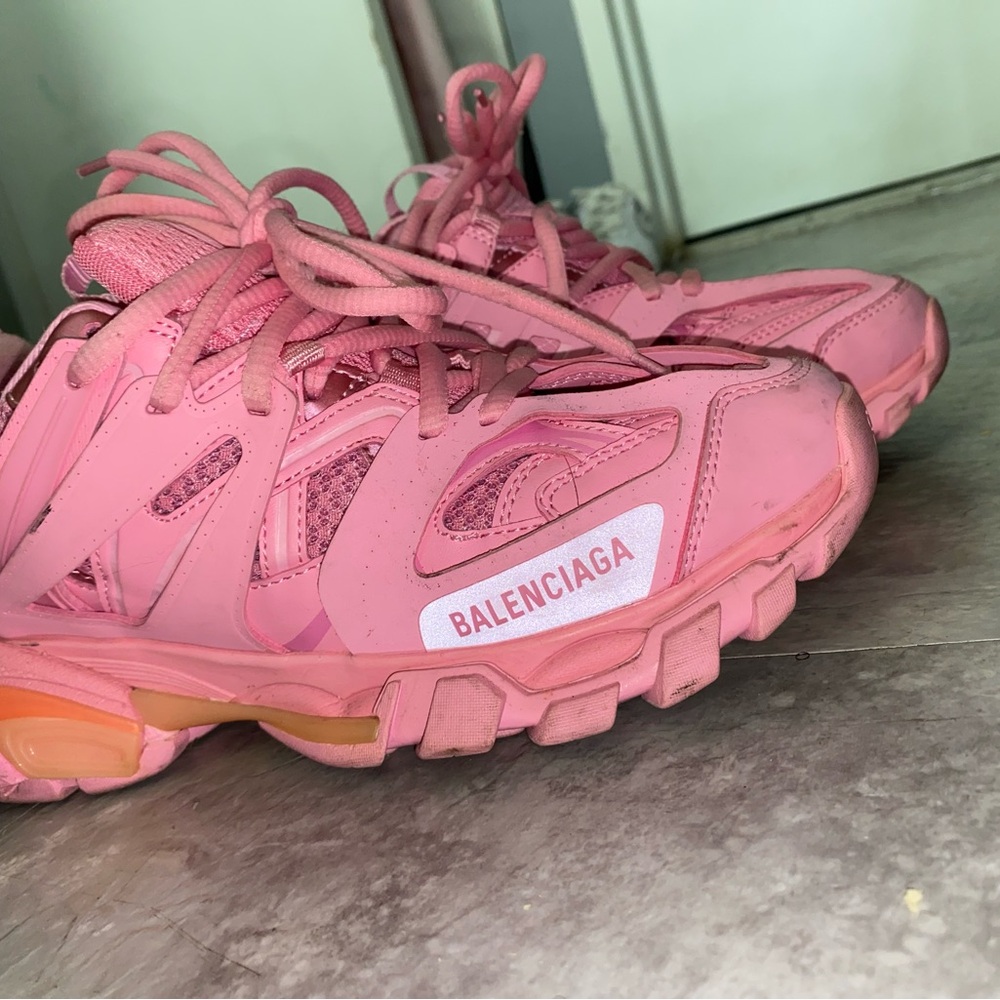 BALENCIAGA WOMEN'S TRACK SNEAKER IN PINK